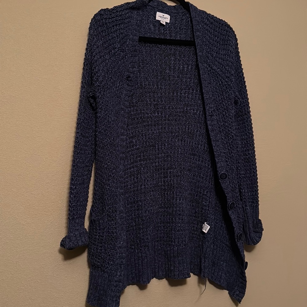Blue American Eagle Cardigan